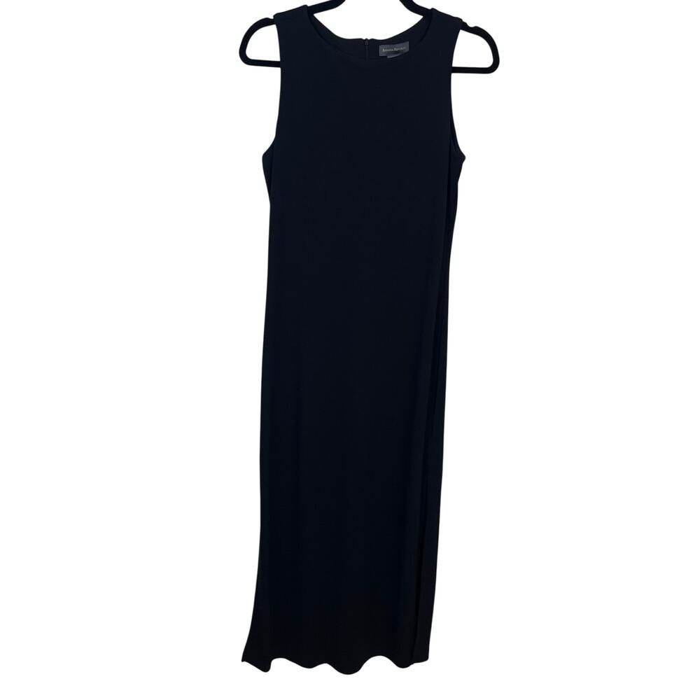 Banana Republic Black Sleeveless Ankle Pencil Dress Women’s Small Side Slits